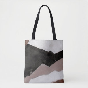 Mixed mediale Malerei, minimalistisch abstraktes D Tasche