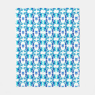 Mixed-Muster Original-Design und digitales zeichn. Fleecedecke