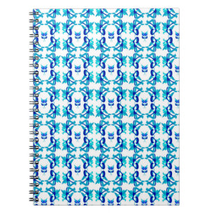 Mixed-Muster Original-Design und digitales zeichn. Notizblock