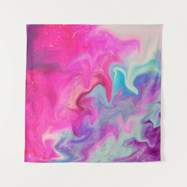 Mixed paint background wandteppich (Vorderseite)