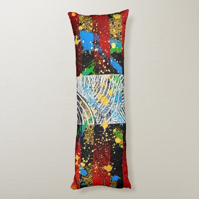 MIXED von Christèle Chabrette Seitenschläferkissen (Rückseite (Vertikal))