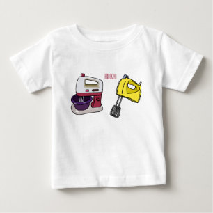 Mixer-Cartoon-Abbildung Baby T-shirt