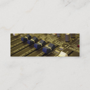 Mixer Desk Lesezeichen Visitenkarte