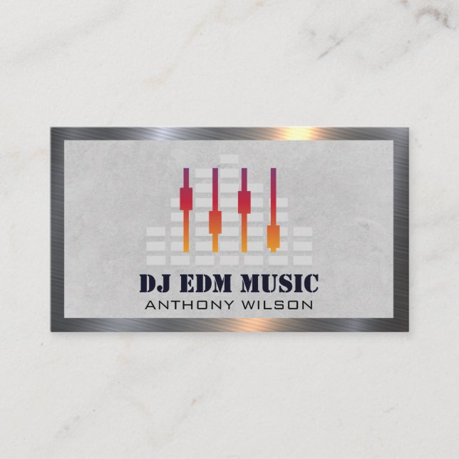 Mixer | Sound Engineer Producer | Musiker Visitenkarte (Vorderseite)