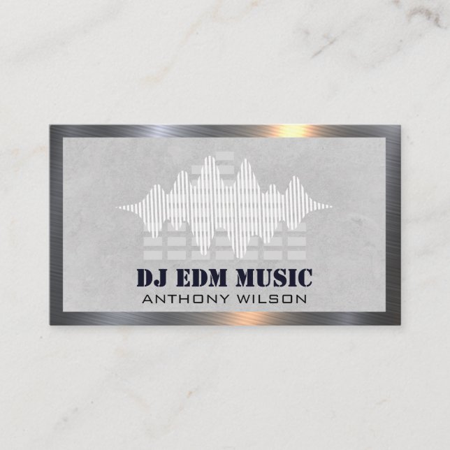 Mixer | Sound Engineer Producer | Qualifikationen Visitenkarte (Vorderseite)