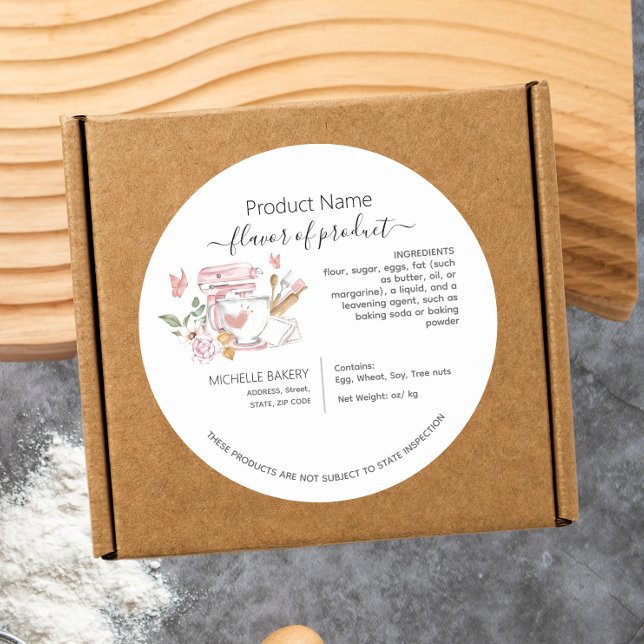 Mixeur de socle d'aquarelle étiquette de la loi de (Créateur téléchargé)