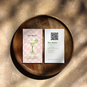 Mixologist-Branding   Cocktail-inspirierte mobile  Visitenkarte