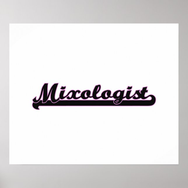 Mixologist Classic Job Design Poster (Vorne)