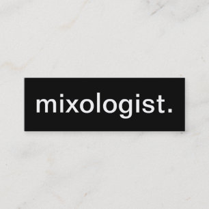Mixologist-Visitenkarte Mini Visitenkarte