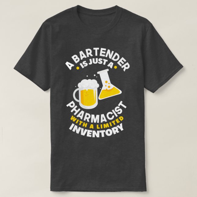 Mixology Bartending Cocktails Mixologe Funny Bar T-Shirt (Design vorne)