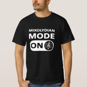 Mixolydischer Musikmodus Ein - T - Shirt von Männe