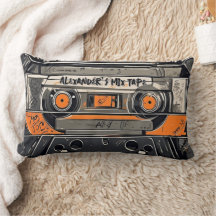 Mixtape-Erinnerungen Rückenkissen