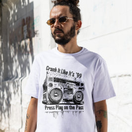 Mixtapes, Bass und Rewind-Tage – 90er-Musik-Nostal T-Shirt
