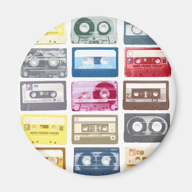 Mixtapes Graphic Magnet (Vorne)