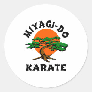 Miyagi Do Karate 21 T Shirt Runder Aufkleber