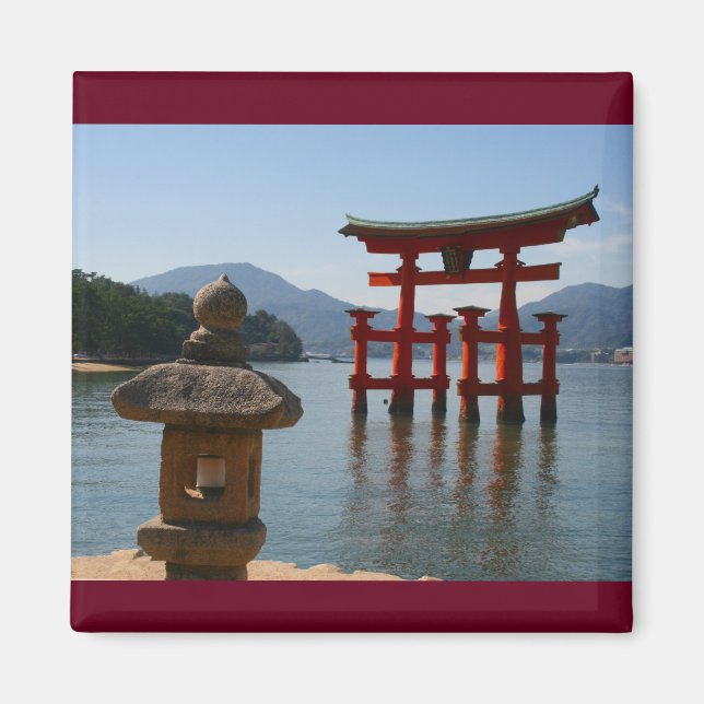 Miyajima toria rot magnet (Vorne)