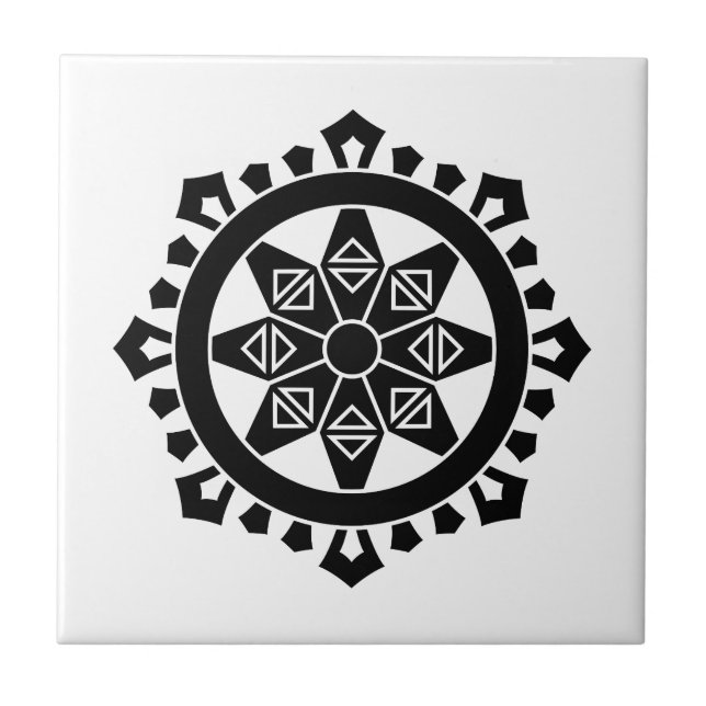 Miyake dharma charka fliese (Vorderseite)