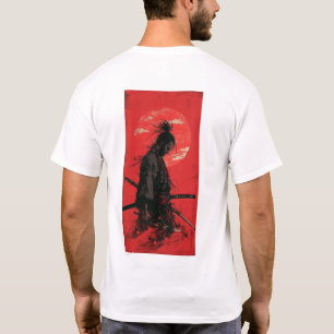 Miyamoto Musashi Vagabond Manga Style Roter T - Sh T-Shirt