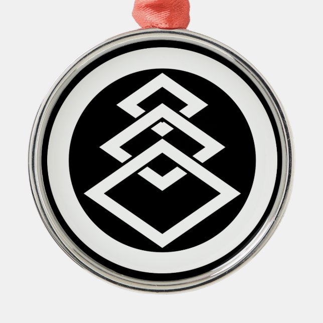 Miyata an inn silbernes ornament (Vorne)