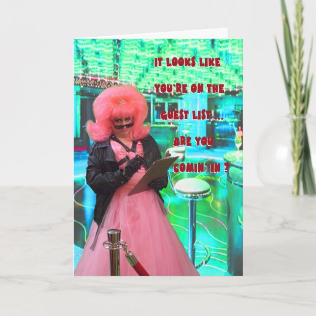 Miz Baumwolle lädt ein Einladung (Vorderseite)