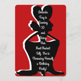 Miz Modesty Drag Queen Birthday Einladung