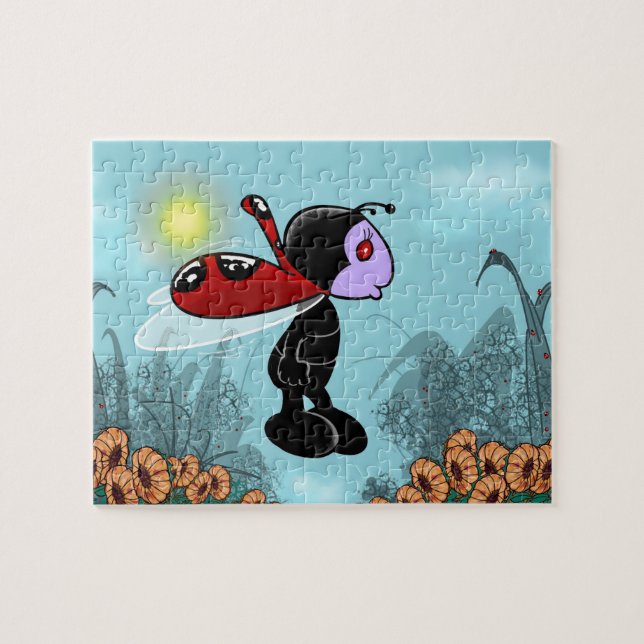 Mizz Ladybug Jigsaw Puzzle (Horizontal)