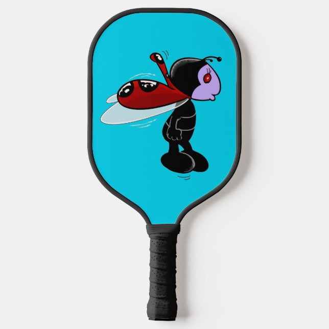 Mizz Ladybug | Kids Pickleball Paddle (Rückseite)