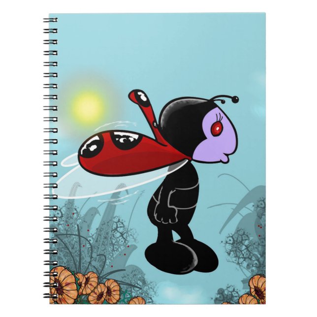 Mizz Ladybug Notizblock (Vorderseite)