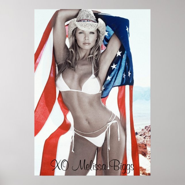 MJB Swimsuit Calendar American Shot, XO Melissa.. Poster (Vorne)