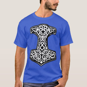 Mjolnir Thorx27s Hammer Viking Rune T-Shirt