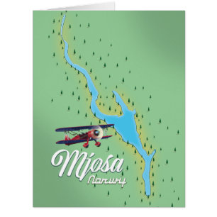 Mjøsa Norwegische Seekarte