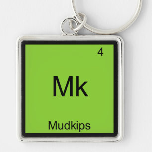 Mk - Mudkips Meme Element Lustige Chemie T-Shirt Schlüsselanhänger