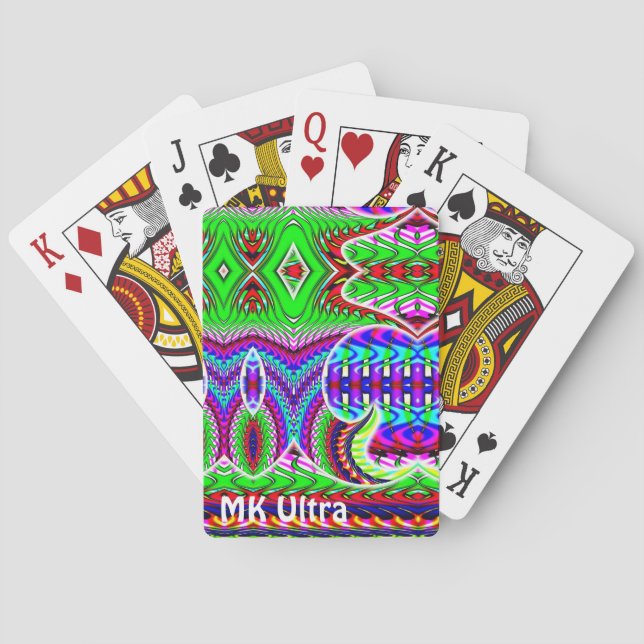 MK Ultra (Sie können die Wörter ändern) Spielkarten (Rückseite)