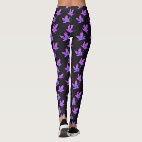 MKFMJ Marihuana-Blattes Leggings