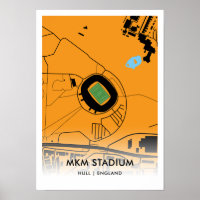 MKM Stadionplakat - Zuhause zur Hull City AFC