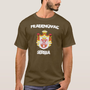 Mladenovac, Serbien mit Wappen T-Shirt