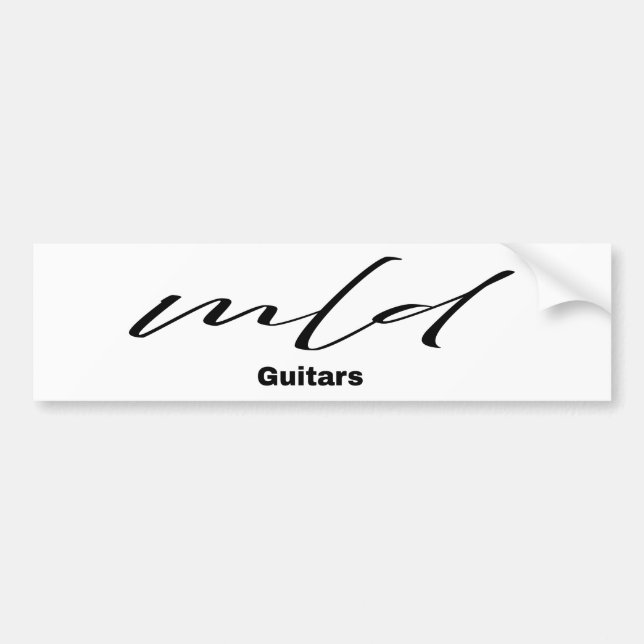 MLD Guitars Aufkleber Autoaufkleber (Vorne)