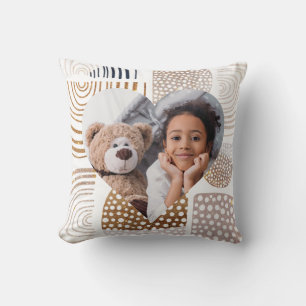 Mled Boho Shapes Heart Foto Kissen