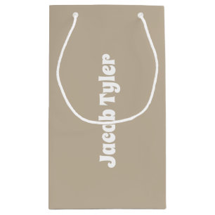 Mled Elegance - Calm Stone Name Gift Bag Kleine Geschenktüte