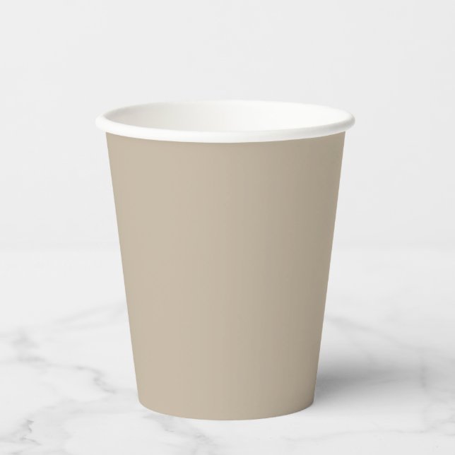 Mled Elegance - Calm Stone Pappbecher (Vorderseite)