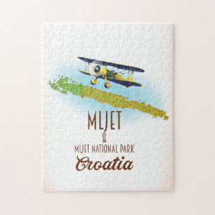 Mljet Nationalpark Kroatien Karte