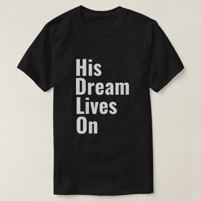 MLK Martin Luther King Day T-Shirt (Design vorne)