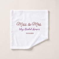 Mlle à Mme douche nuptiale ajouter nom date année
