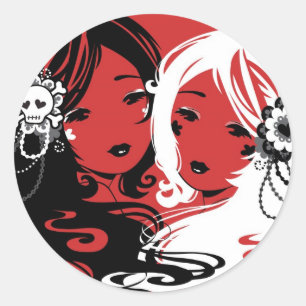 Mlle Sugar et Mlle Cyanide Stickers