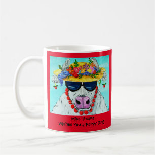 Mlle Thelma vous souhaite une bonne journée ! Mug 