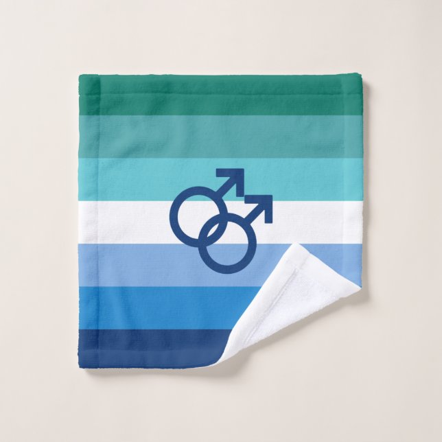 MLM Gay Male Pride Flag Waschlappen (Waschlappen)