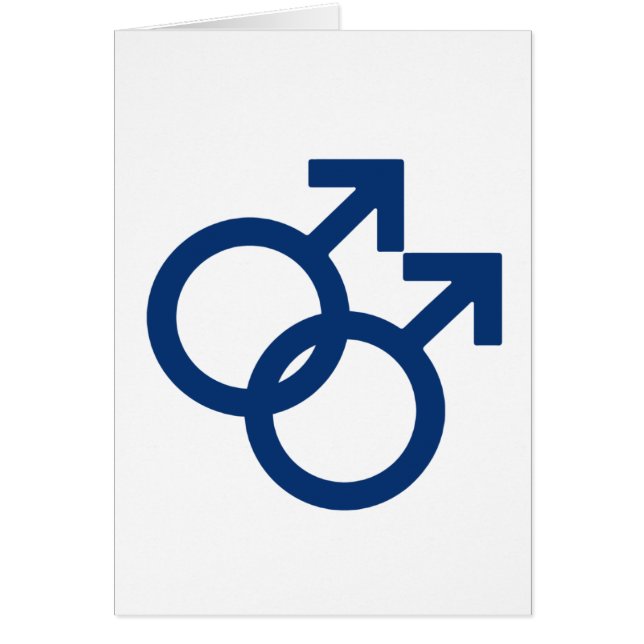MLM Gay Men Gender-Symbol (Vorne)