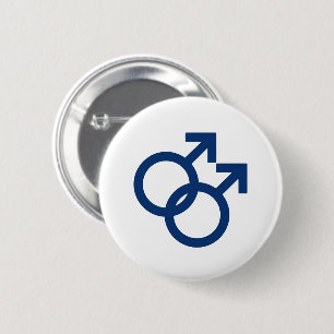 MLM-Schwule-Geschlechtssymbol Button