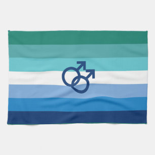 MLM Schwule Pride-Flagge Geschirrtuch