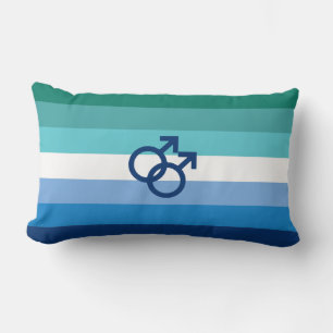 MLM Schwule Pride-Flagge Lendenkissen
